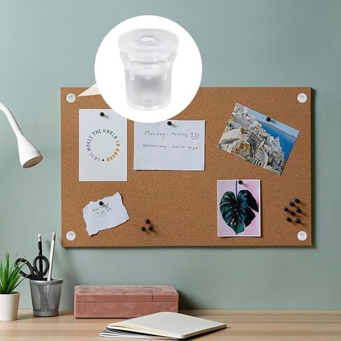 Antrader Standoff Screws,Sign Standoffs Sign Mounting Hardware for Hanging Acrylic Picture Frame,Clear,0.75" x 0.98"(19 x 25mm),12Pcs in Kuwait