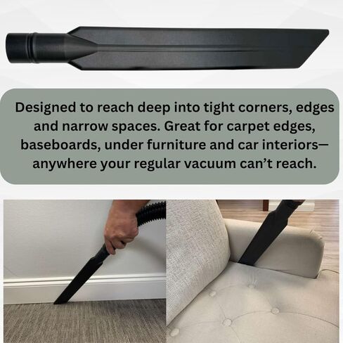 Crevice Tool Compatible with proteam Vacuum Parts and proteam Backpack Vacuum 1.5 inch 38mm Attachment for Commercial Hose Systems Replacement Parts - aspiradora de Mochila. in Kuwait