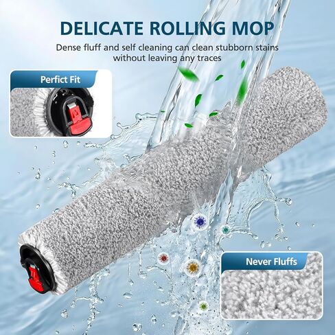 Omni S1 Pro/S1 Accessory Kit for eufy S1, Omni S1 Pro Robot Vacuum Replacement Parts, Include 1*Main Roller Brushes, 2*Mopping Rollers, 6*Side Brushes, 4*HEPA Filters, 6*Dust Bags, 1*Cleaning Tool in Kuwait