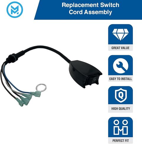 Replacement Switch Cord Assembly For ProTeam Backpacks Replaces Part # 101610 in Saudi Arabia