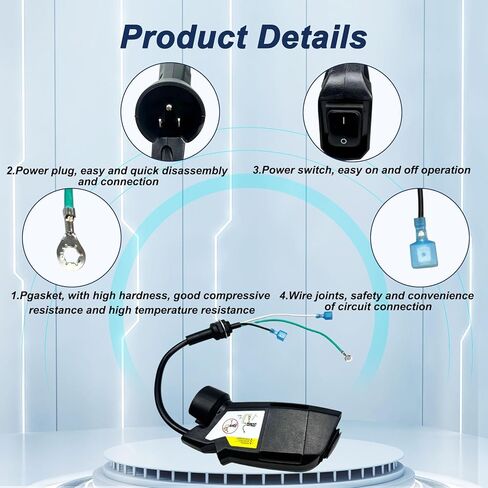 836225 صندوق تبديل المكنسة الكهربائية لأجزاء المكنسة الكهربائية Proteam Super Coach Pro 10 & Super Coach Pro 6، مفتاح طاقة المكنسة الكهربائية على الظهر، صندوق التبديل الكامل لقطعة استبدال التجميع in Kuwait