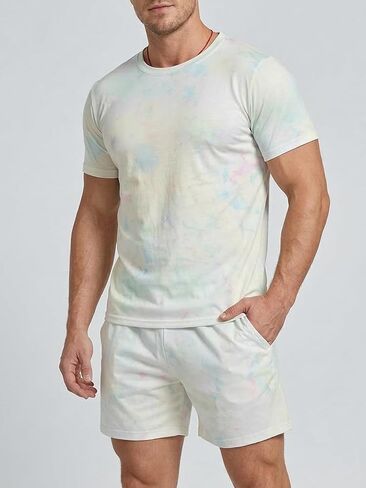 Men's 2 Piece Soccer Jersey Set Quick-Dry Athletic Outfit Breathable Tops ShortsWhite XL in Saudi Arabia