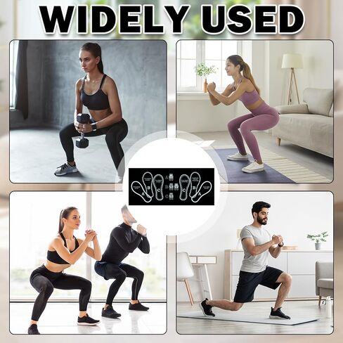 Anti-Slip Squat Mat, Squat Mat with Foot Position Sports Accessories for Home Workout, Anti-Slip & Shock-Absorbing Scientific Design Suitable for Home & Gym Use in Saudi Arabia