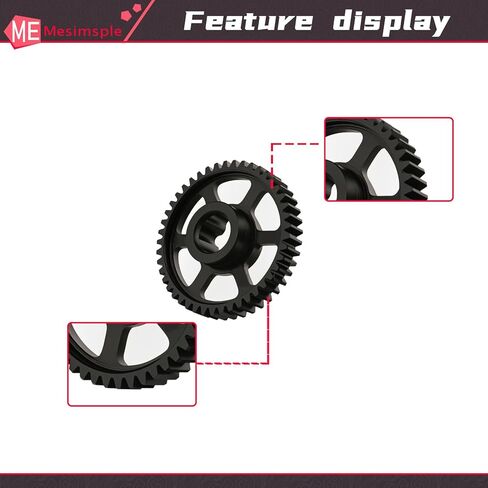 45# Steel 47T Spur Gear 0.8mod 32p for Mini Maxx Mini Xrt Series Upgrade Parts in Saudi Arabia