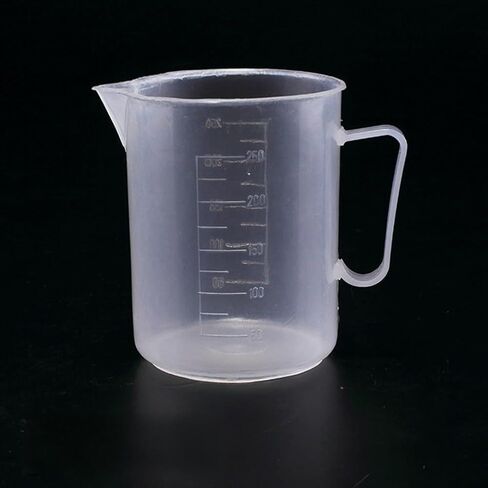 Plastic Measuring Jug 250-5000ml, Transparent Heat Resistant Reusable Beaker with Clear Scale for Kitchen Lab Use, BPA Free in Kuwait