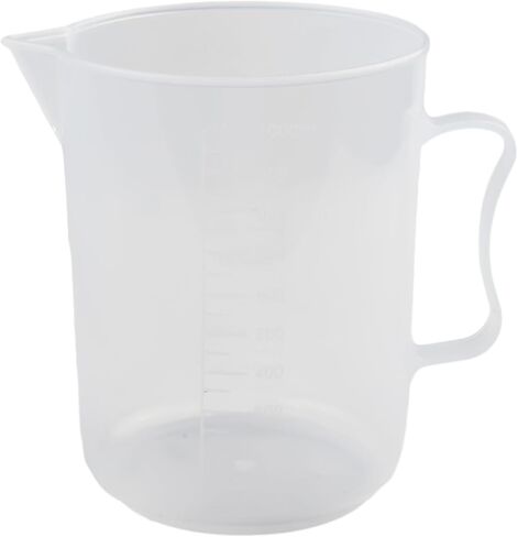 Plastic Measuring Jug 250-5000ml, Transparent Heat Resistant Reusable Beaker with Clear Scale for Kitchen Lab Use, BPA Free in Kuwait