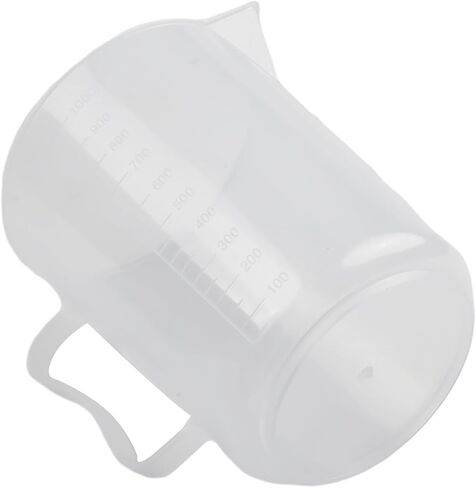 Plastic Measuring Jug 250-5000ml, Transparent Heat Resistant Reusable Beaker with Clear Scale for Kitchen Lab Use, BPA Free in Kuwait