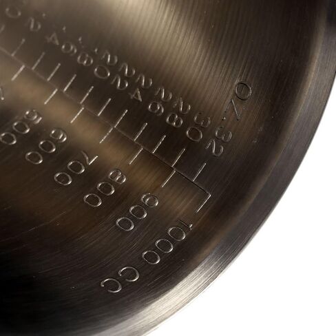 Stainless Steel Milk Pitcher Multi-Functional Foam Container Measuring Cup Coffee Kitchen Tool in Kuwait