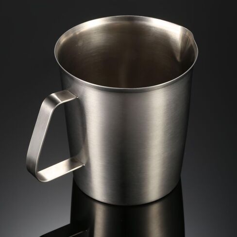 Stainless Steel Milk Pitcher Multi-Functional Foam Container Measuring Cup Coffee Kitchen Tool in Kuwait