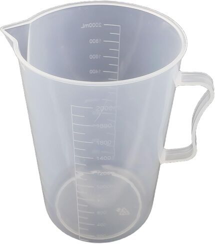 Acid And Alkali Resistant Plastic Jug, Clear Scale For Precise Pouring(1000 ml) in Saudi Arabia