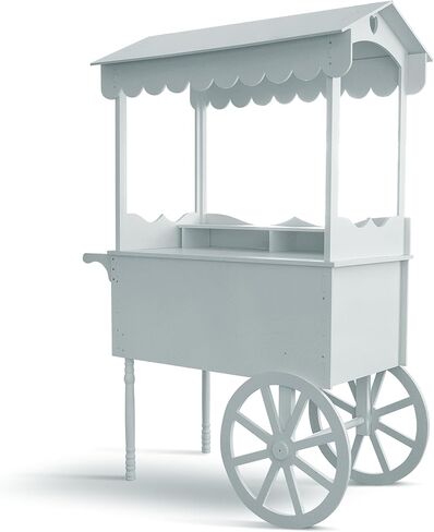 PVC Candy Cart with Wheels for Parties - Dessert Cart on Wheels for Wedding Baby Shower and Vendor Events in Saudi Arabia