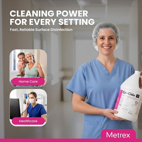 Metrex CaviCide1 Surface Disinfectant Cleaner – Ready-to-Use Alcohol-Based Cleaning Liquid, All Purpose Cleaner & Decontaminant for Clinical, Lab & Patient Care Areas – 1 Gallon Jug, #13-5000 EA in Kuwait