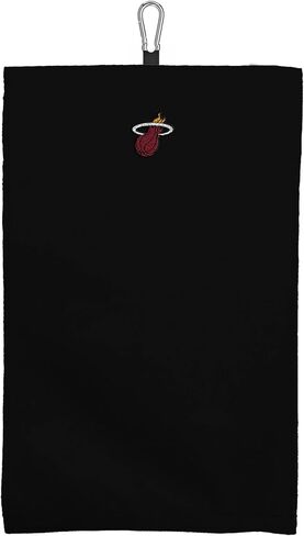 NORTHWEST Miami Heat NBA Team Logo Micro Fiber Tri-Fold Golf Towel 16 x 24 Inches in Saudi Arabia