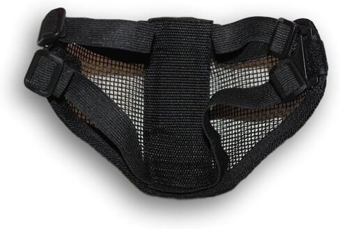 Toys+ Airsoft Half Face Mask Black Striker Mask in Kuwait