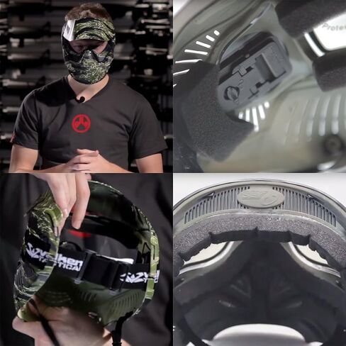 Evike Airsoft - ANSI Rated Annex MI-3 Airsoft Paintball Full Face Pro Mask with Thermal Lens by Valken in Kuwait