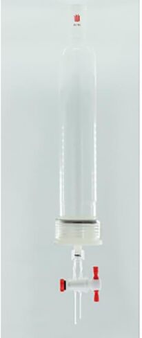 مادة PTFE بخيط 25#، عمود كروماتوغرافيا لوح الرمل G2 القابل للفصل، مفصل 24/40، زجاج بوروسيليكات، C18(C184605C-S) in Kuwait