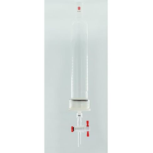 مادة PTFE بخيط 25#، عمود كروماتوغرافي مع لوح رمل G2 قابل للفصل، وصلة 24/40، زجاج بوروسيليكات، C18(C184604C-S) in Kuwait