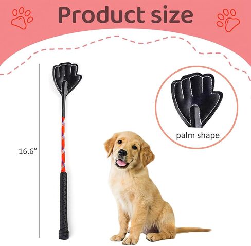 16.5 بوصة تدريب على الكلاب ، عمود عصا ، أدوات تدريب جرو سوط مع مقبض مضاد للانزلاق ، والتمرين في الهواء الطلق والداخلية ، القطب المغازلة الكلاب التفاعلية للكلاب الصغيرة المتوسطة in Kuwait