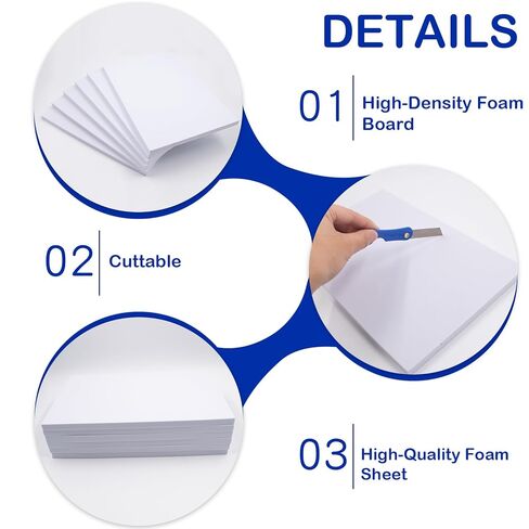 6 قطع من ألواح تثبيت الحشرات، لوحات عرض حشرات من إسفنج EVA مقاس 9.8 × 6.3 × 0.39 بوصة، وألواح نشر الفراشة لمشاريع تعليم العلوم، وأبحاث علم الحشرات، وتركيب عينات الحشرات in Kuwait