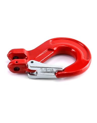 QWORK 3/8" Safety Clevis Slip Hook with Latch, 4400 lbs Capacity, Grade 80 Drop Forged Alloy Steel in Saudi Arabia