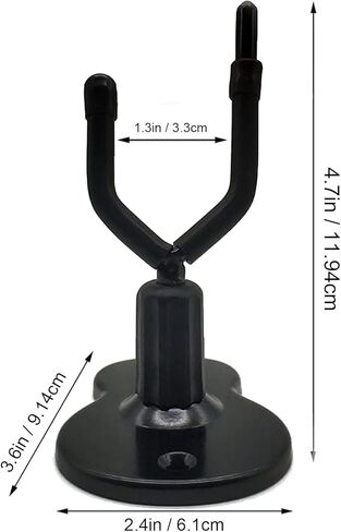 Alomejor Violin Hanger Durable Iron Base Anti Slip Rubber Pad Dual Head Adjustable Wall Mount Viola Hook for Music Rooms (2 Packs) (2 Packs) () () () () (1 Pack) in Saudi Arabia