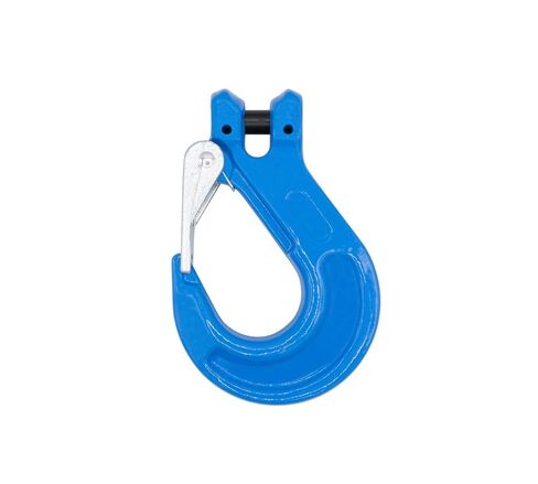 Mytee Products 2 Pack G100 1/2" Clevis Sling Hook with Latch - 15,000 LBS WLL - Sky Blue Heavy Duty Grade 100 Lifting Sling Hooks for Recovery, Lifting & Rigging in Saudi Arabia