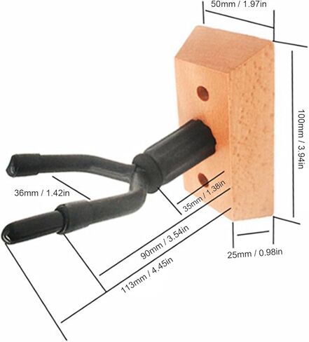 Violin Hanger Wall Mount Guitar Hook Bracket for Home Studio Music Room Accessories (1 Pack) in Saudi Arabia