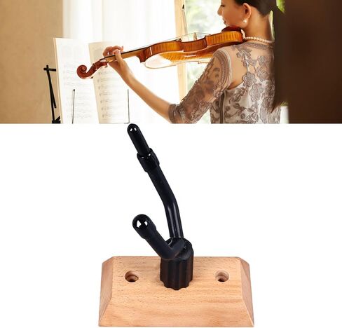 Violin Hanger Wall Mount Guitar Hook Bracket for Home Studio Music Room Accessories (1 Pack) in Saudi Arabia