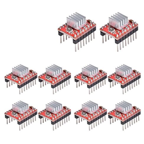 10pcs A4988 Stepper Motor Driver Module for 3D Printer RepRap StepStick in Saudi Arabia