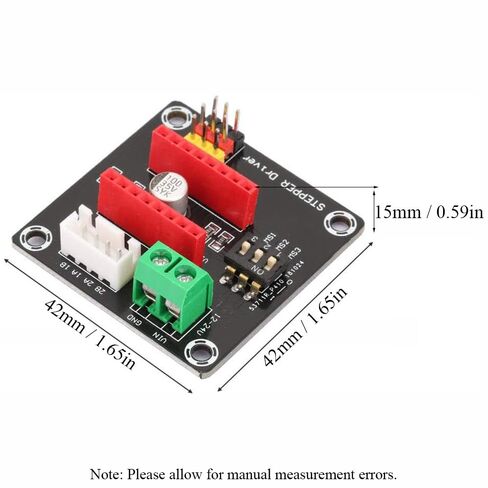 Multi-Scenario 42 Stepper Motor Driver Board – Compatible with DRV8825/A4988 for DIY Electronics & 3D Printing in Saudi Arabia