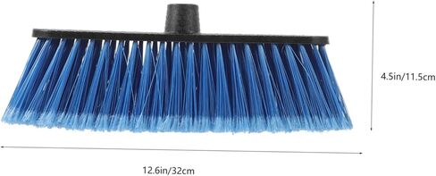 Versatile Plastic Broom Replacement Head for Efficient Household Cleaning Ergonomic Design for Indoor Outdoor Use for Corners and Areas Easy to Comb Out Hair Compatible with in Saudi Arabia