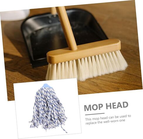 Versatile Plastic Broom Replacement Head for Efficient Household Cleaning Ergonomic Design for Indoor Outdoor Use for Corners and Areas Easy to Comb Out Hair Compatible with in Saudi Arabia