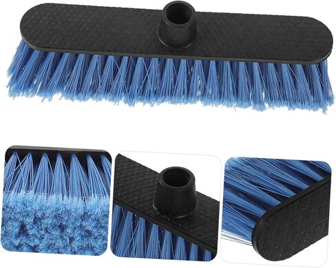 Versatile Plastic Broom Replacement Head for Efficient Household Cleaning Ergonomic Design for Indoor Outdoor Use for Corners and Areas Easy to Comb Out Hair Compatible with in Saudi Arabia