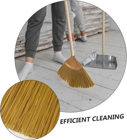 Broom Head Replacement for Household Sweeper Durable and Flexible Cleaning Broom Head for Easy Floor and Pet Hair Cleaning for Home and Bathroom Use in Saudi Arabia