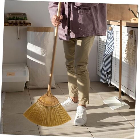 Broom Head Replacement for Household Sweeper Durable and Flexible Cleaning Broom Head for Easy Floor and Pet Hair Cleaning for Home and Bathroom Use in Saudi Arabia