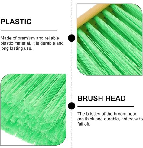 iplusmile Broom Head Replacement for Indoor Outdoor Cleaning Kitchen Garage Floor 12.59 X 5.90 X 1.57 Inch Plastic Broom Accessories in Saudi Arabia