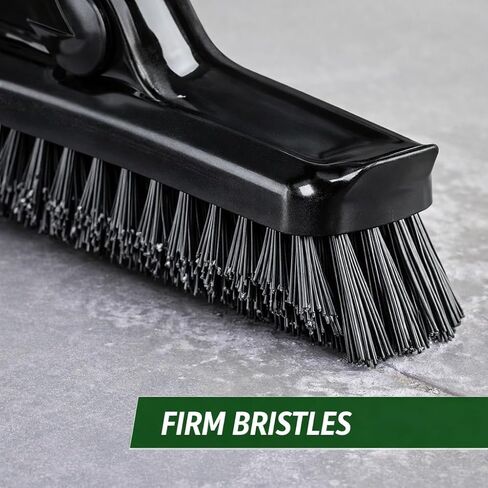 LIBMAN Swivel Grout Brush Replacement Heads - Heavy Duty Grout Scrub Brush - Shower Tile Scrubber with V-Shaped Stiff Bristles for Crevice Cleaning, Corners, Baseboards in Saudi Arabia