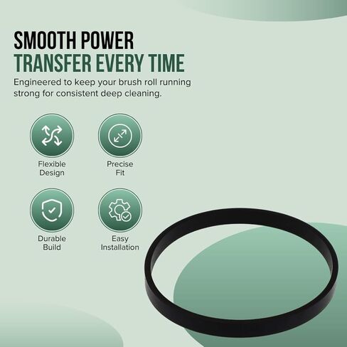 Replacement Flat Belt for Bissell PowerForce & TurboClean Pet XL Upright Carpet Cleaners, Fits Models # 3748, 3746, 3738, & 3745 in Kuwait