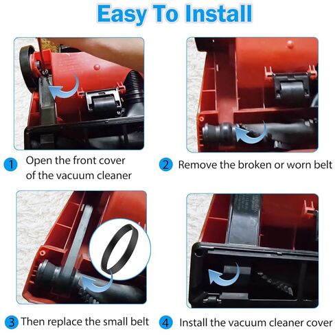 2 Pack Vacuum Belts Vacuum Cleaner Belts Replacement for Bissell Model 3832 3836 3837 3839 2252 2254 CleanView Swivel Rewind Pet Vacuum Cleaner in Saudi Arabia