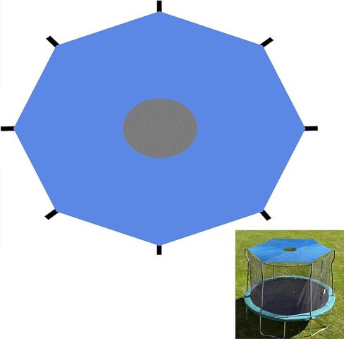 Trampoline Sun Shade Cover for 6ft 8ft 10ft 12ft 14ft 16ft Round Straight Bar , Outdoor Trampoline Sunshade Waterproof Top Canopy in Saudi Arabia