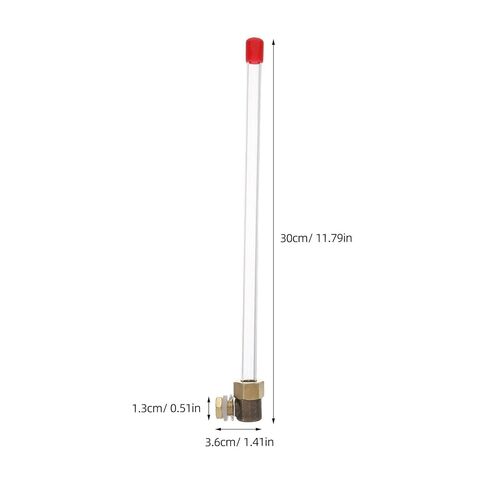 Water Level Indicator: Visual Transparent Indicating Tool for Heater Boiler Firefighting Pool - Clear Gauge for Industrial and Home Use Detection 30cm/11.81'' in Saudi Arabia