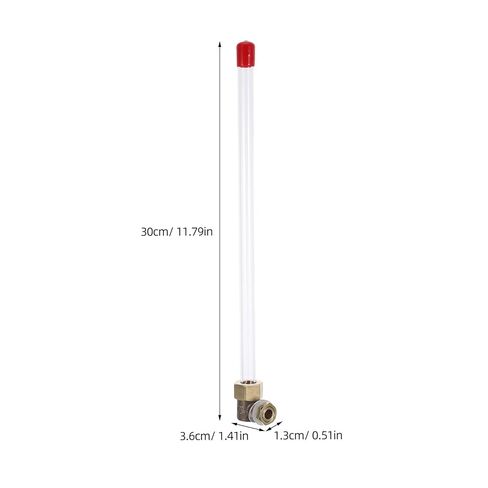 Water Level Indicator: Visual Transparent Indicating Tool for Heater Boiler Firefighting Pool - Clear Gauge for Industrial and Home Use Detection 30cm/11.81'' in Saudi Arabia