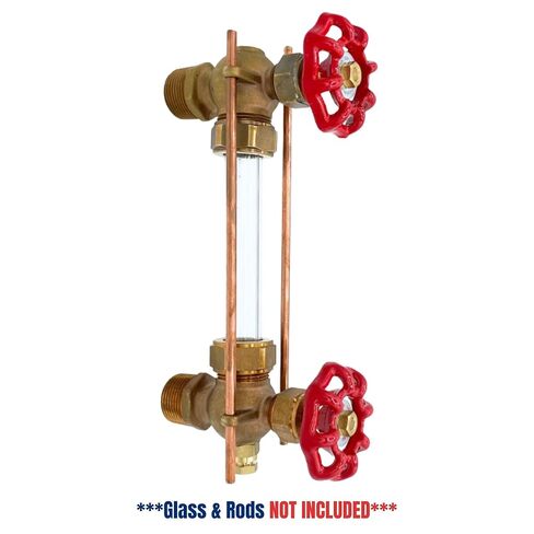 مجموعة قياس المياه البرونزية ذات النمط الثقيل من سلسلة EG-200 (EG-253-75 مقاس الأنبوب: 3/4 بوصة زجاج O.D. 3/4 بوصة) in Kuwait