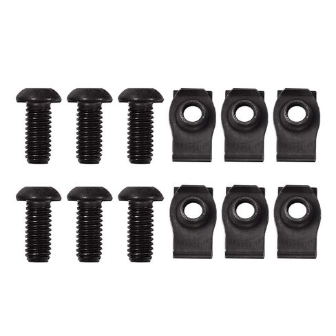 Flat Nut and Torx Screw Set Replacement Compatible with Polaris Ranger General ACE RZR and Brutus UTV Models from 2014-2026 7519650, 7547674 Black 12 Pieces in Saudi Arabia