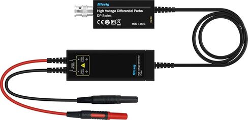 Micsig مسبار تفاضلي عالي الجهد DP1500، 3.5ns وقت الارتفاع 50X/500X معدل التوهين DP سلسلة راسم الذبذبات مجموعة أدوات التحقيق، 1500 فولت 100 ميجاهرتز واجهة BNC (ترقية DP10013) in Kuwait