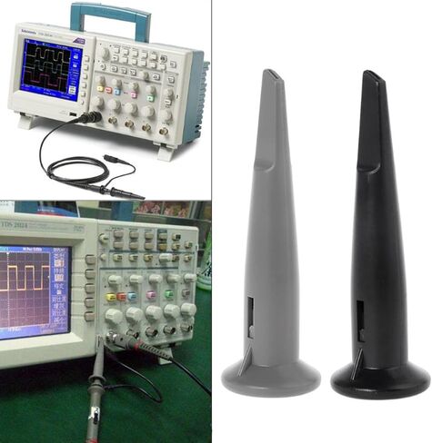 Oscilloscope Probe Oscilloscope Probe Protective Oscilloscope Probe Accessories with Hook Gray ABS Made in Kuwait