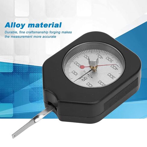 Dial Tension Gauge, 500G High Accuracy Tension Meter Tester, Portable Gram Force Gauge Tensiometer with Dual Pointer for Electronic Switch in Kuwait