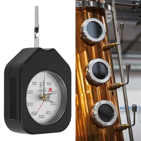 Dial Tension Gauge, 500G High Accuracy Tension Meter Tester, Portable Gram Force Gauge Tensiometer with Dual Pointer for Electronic Switch in Kuwait