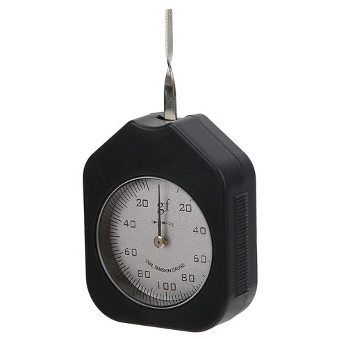 Topyond Tensiometer, Alloy Dynamometer, SEG‑100‑1 Pressure Gauge Tension Meter Single Needle Switch Dynamometer 100g for Measuring Force in Kuwait