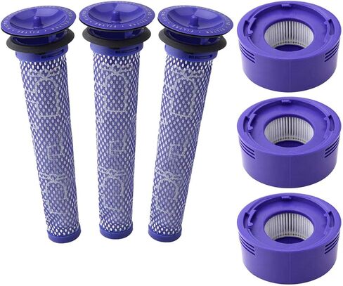 Filters kit for Dyson V7, V8 Animal And Absolute Vacuum, Replacement Parts (DY-96566101) and Post- Filter (DY-96747801)… in Saudi Arabia